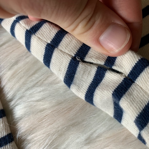 J. Crew Striped Hooded Side Zip Pullover - Picture 13 of 13